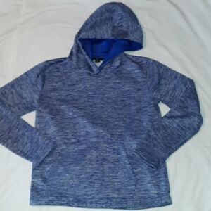 Emily B Pullover Hoodie‎ Sweatshirt Blue Space Dye
